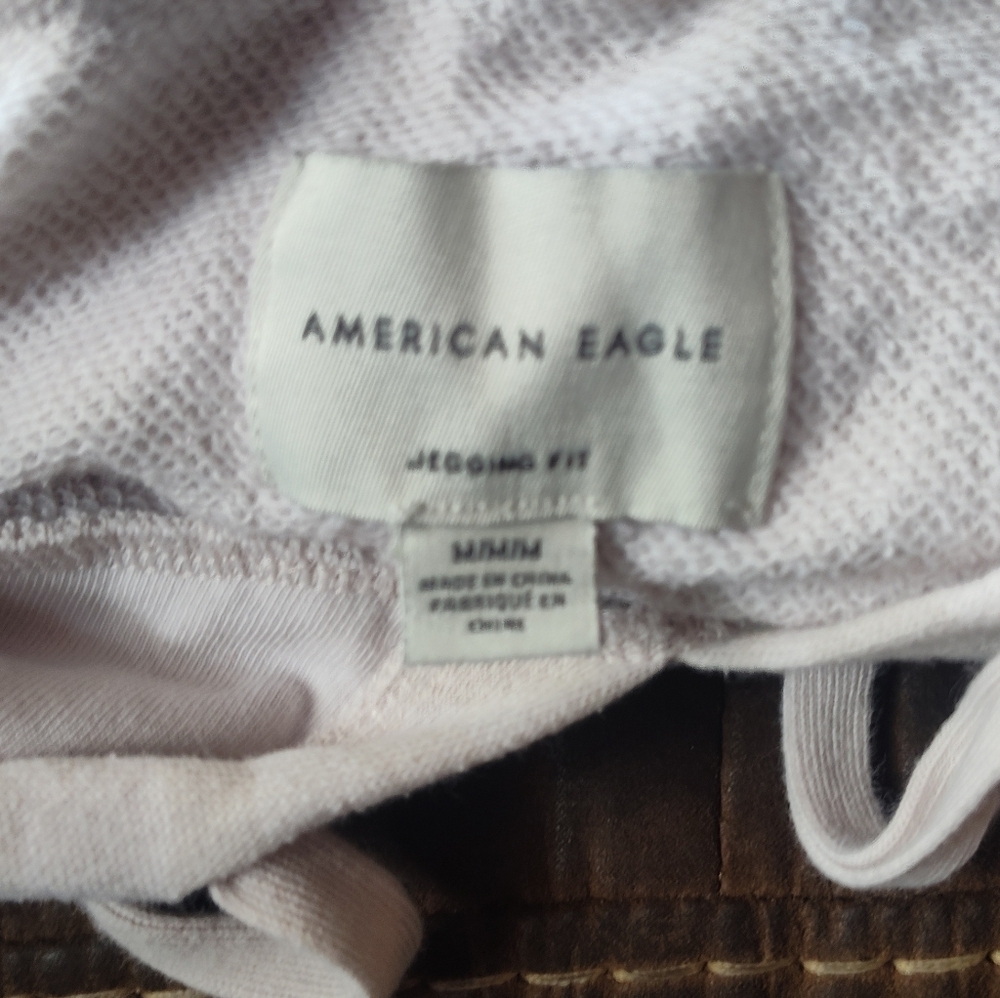 American Eagle Jegging Fit Women's Cream Zebra Print Hoodie Medium - Picture 8 of 10